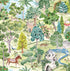 Mystical Garden Peel and Stick Wallpaper in greenery color - pattern number DB21104 - by NextWall in the Peel and Stick Wallpaper by Daisy Bennett 3 collection