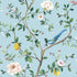 Blossom Chinoiserie Floral Peel and Stick Wallpaper in blue color - pattern number DB21202 - by NextWall in the Peel and Stick Wallpaper by Daisy Bennett 3 collection