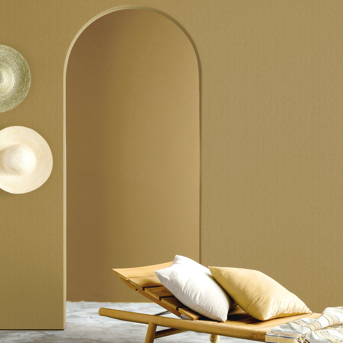 Diagonal Texture Wallpaper in Yellow color - pattern number DC30106 - by Galerie in the Designer Colors collection