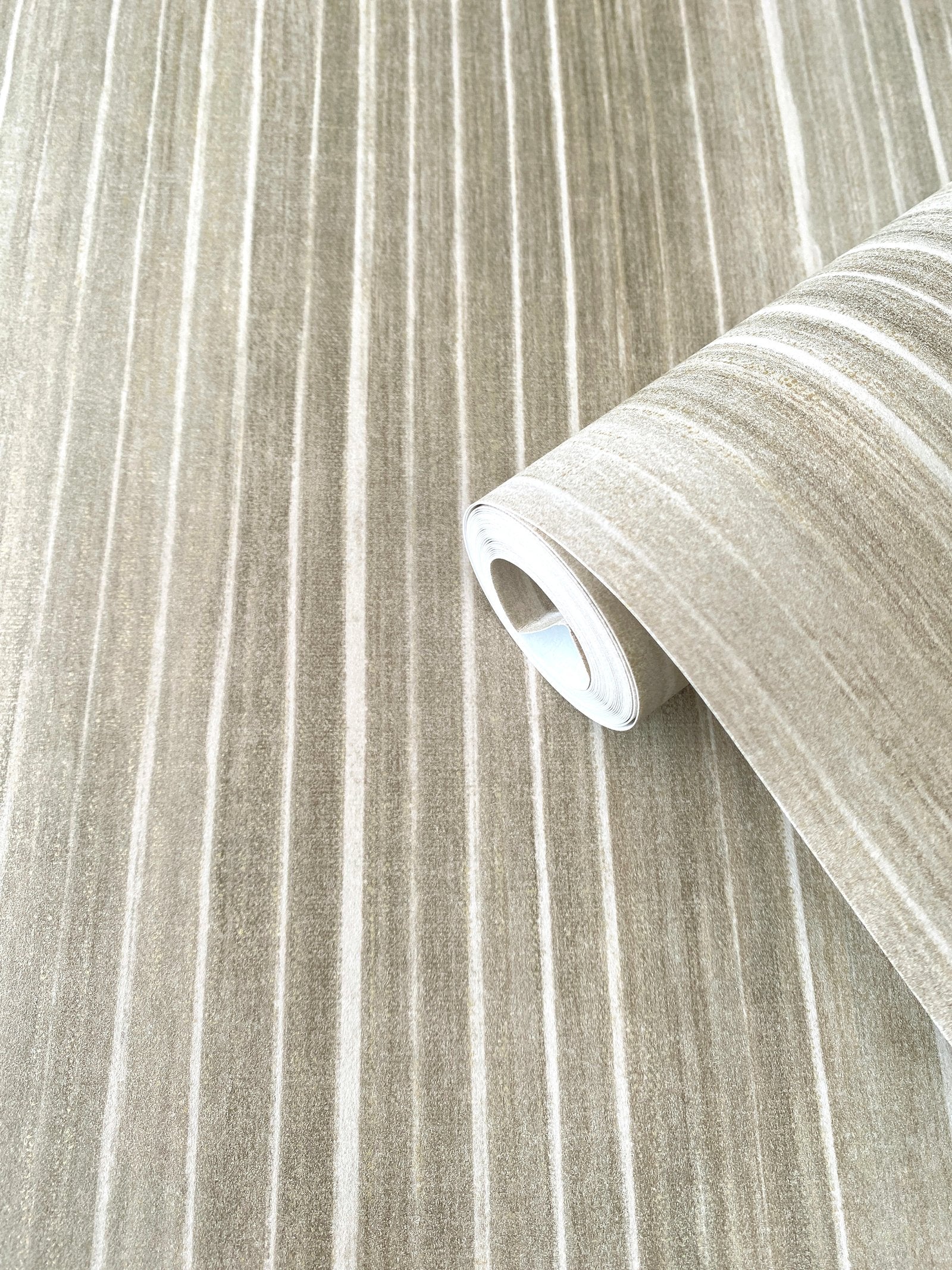 Vertical Stripe wallpaper in beige color - pattern number DWP0352-04 - by Galerie in the Elegance collection