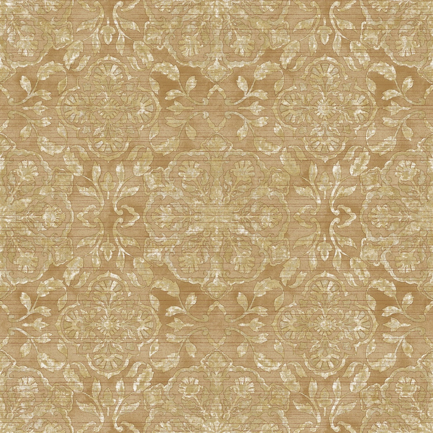 Floral Stripe wallpaper in silver grey color - pattern number DWP0353-06 - by Galerie in the Elegance collection