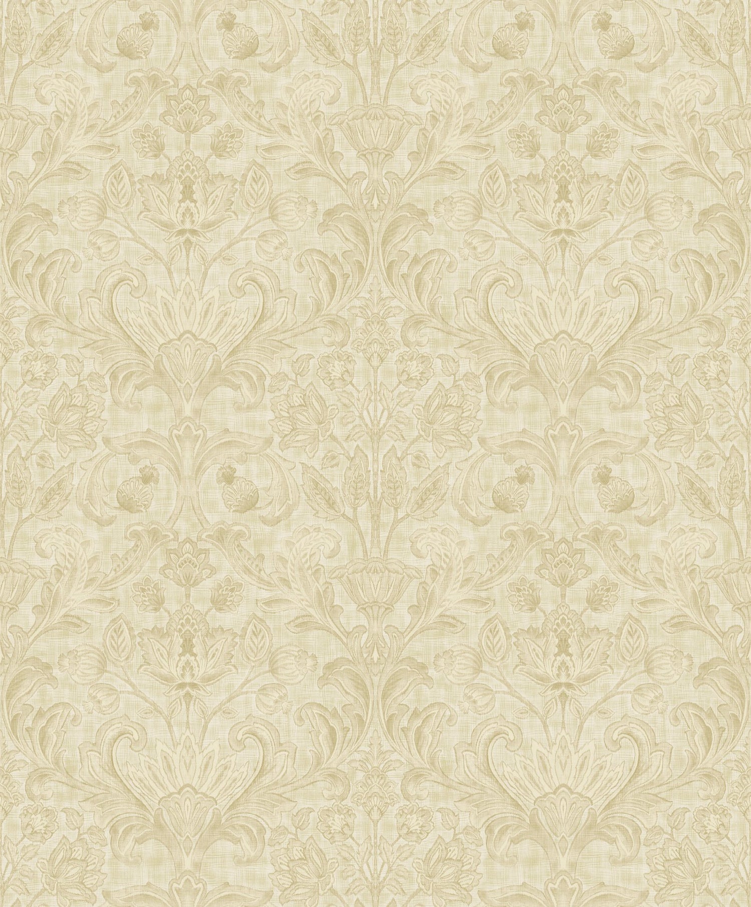 Damask wallpaper in beige color - pattern number DWP0354-03 - by Galerie in the Elegance collection