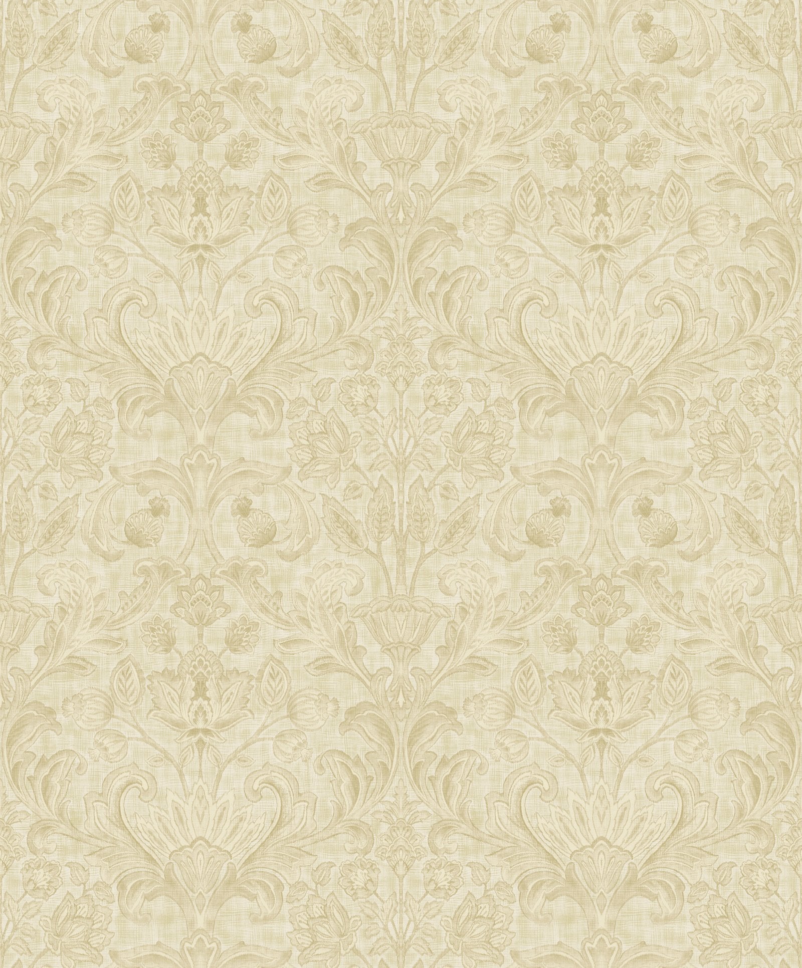 Damask wallpaper in beige color - pattern number DWP0354-03 - by Galerie in the Elegance collection