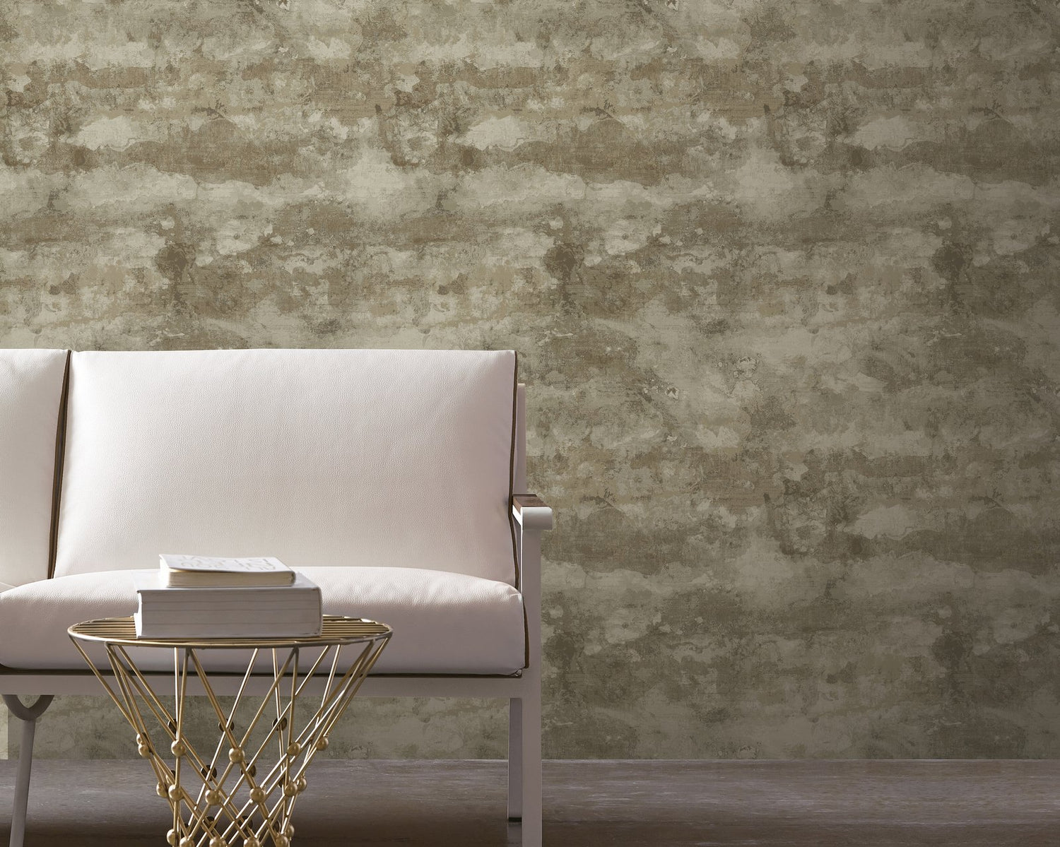 Perfect Storm wallpaper in bronze brown color - pattern number DWP0356-02 - by Galerie in the Elegance collection