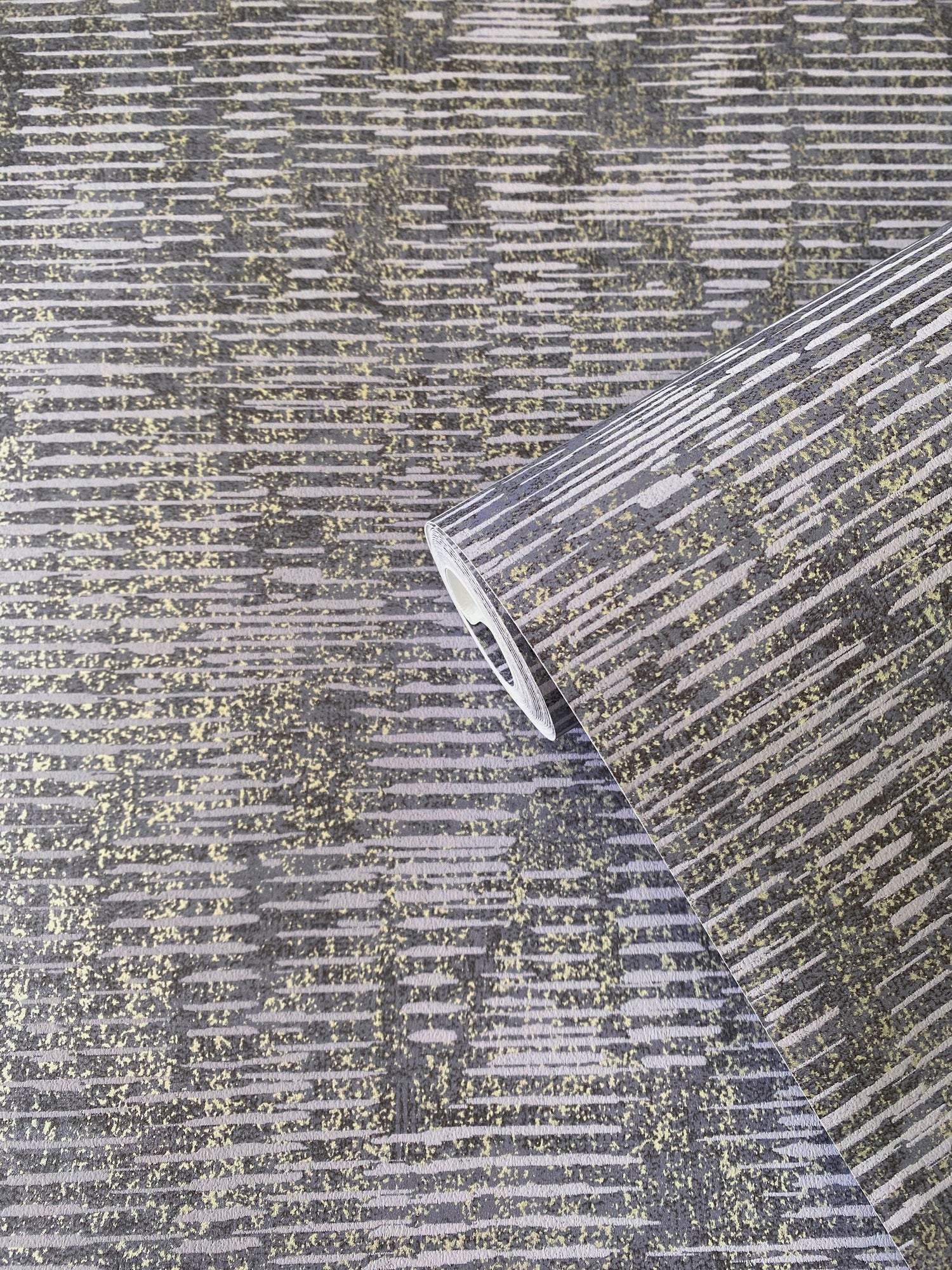 Stripy Shimmer wallpaper in blue color - pattern number DWP0357-06 - by Galerie in the Elegance collection