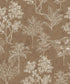Floating Foliage wallpaper in beige color - pattern number DWP0361-02 - by Galerie in the Zen collection