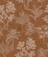 Floating Foliage wallpaper in orange color - pattern number DWP0361-07 - by Galerie in the Zen collection