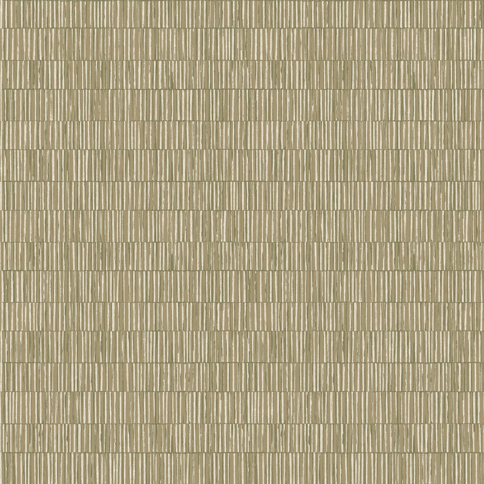 Bamboo Screen wallpaper in green color - pattern number DWP0362-01 - by Galerie in the Zen collection