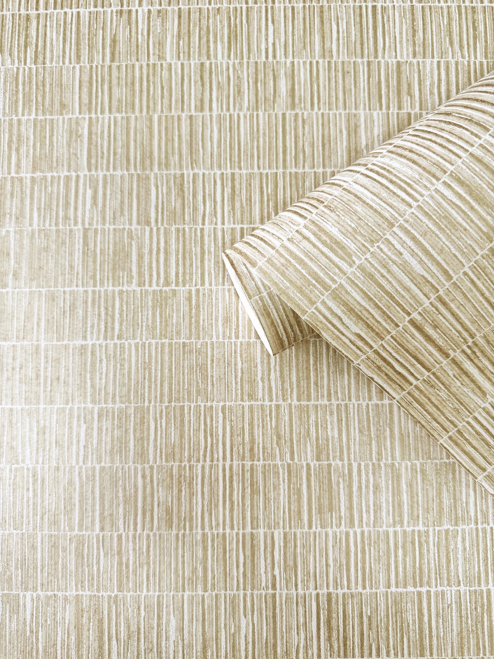 Bamboo Screen wallpaper in bronze brown color - pattern number DWP0362-03 - by Galerie in the Zen collection