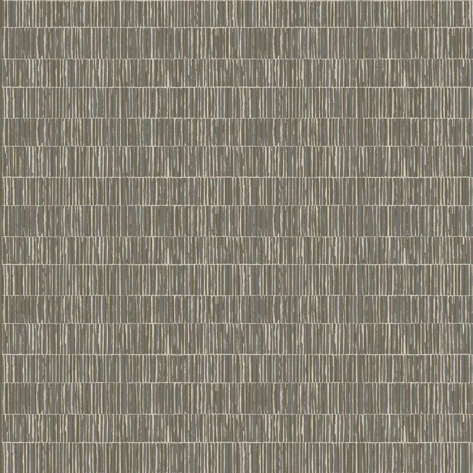 Bamboo Screen wallpaper in silver grey color - pattern number DWP0362-05 - by Galerie in the Zen collection