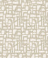 Chunky Geo wallpaper in cream color - pattern number DWP0364-02 - by Galerie in the Zen collection