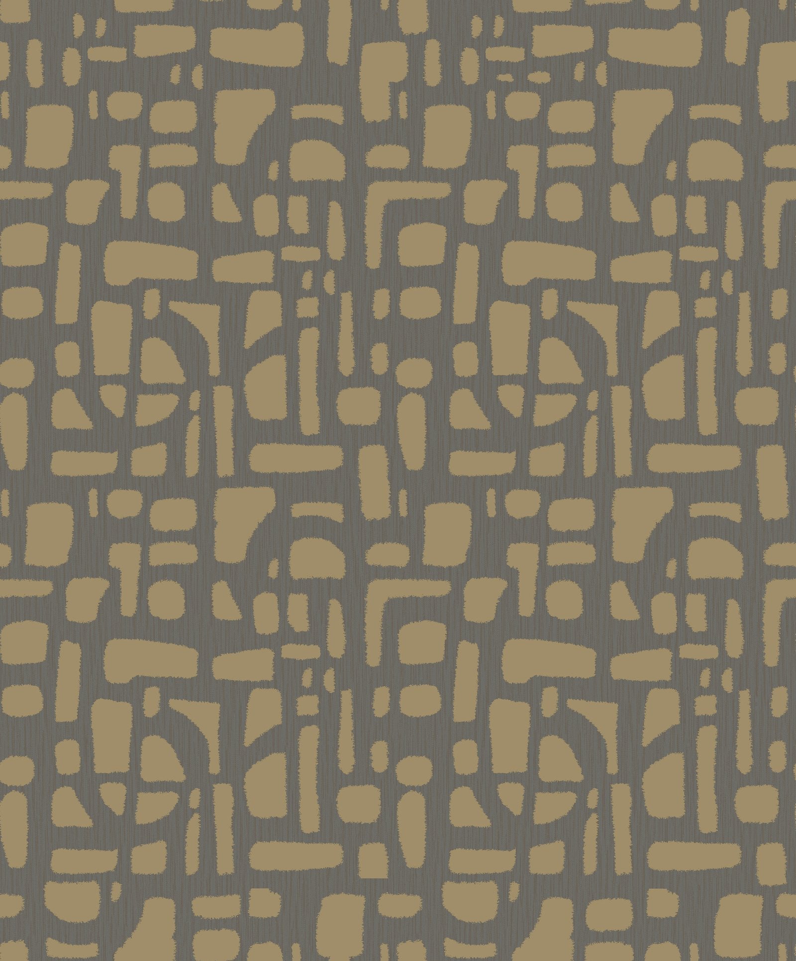 Chunky Geo wallpaper in gold color - pattern number DWP0364-03 - by Galerie in the Zen collection