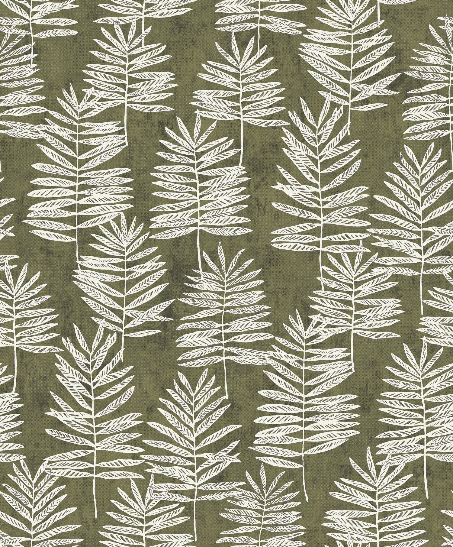Tumbling Leaf wallpaper in green color - pattern number DWP0365-01 - by Galerie in the Zen collection