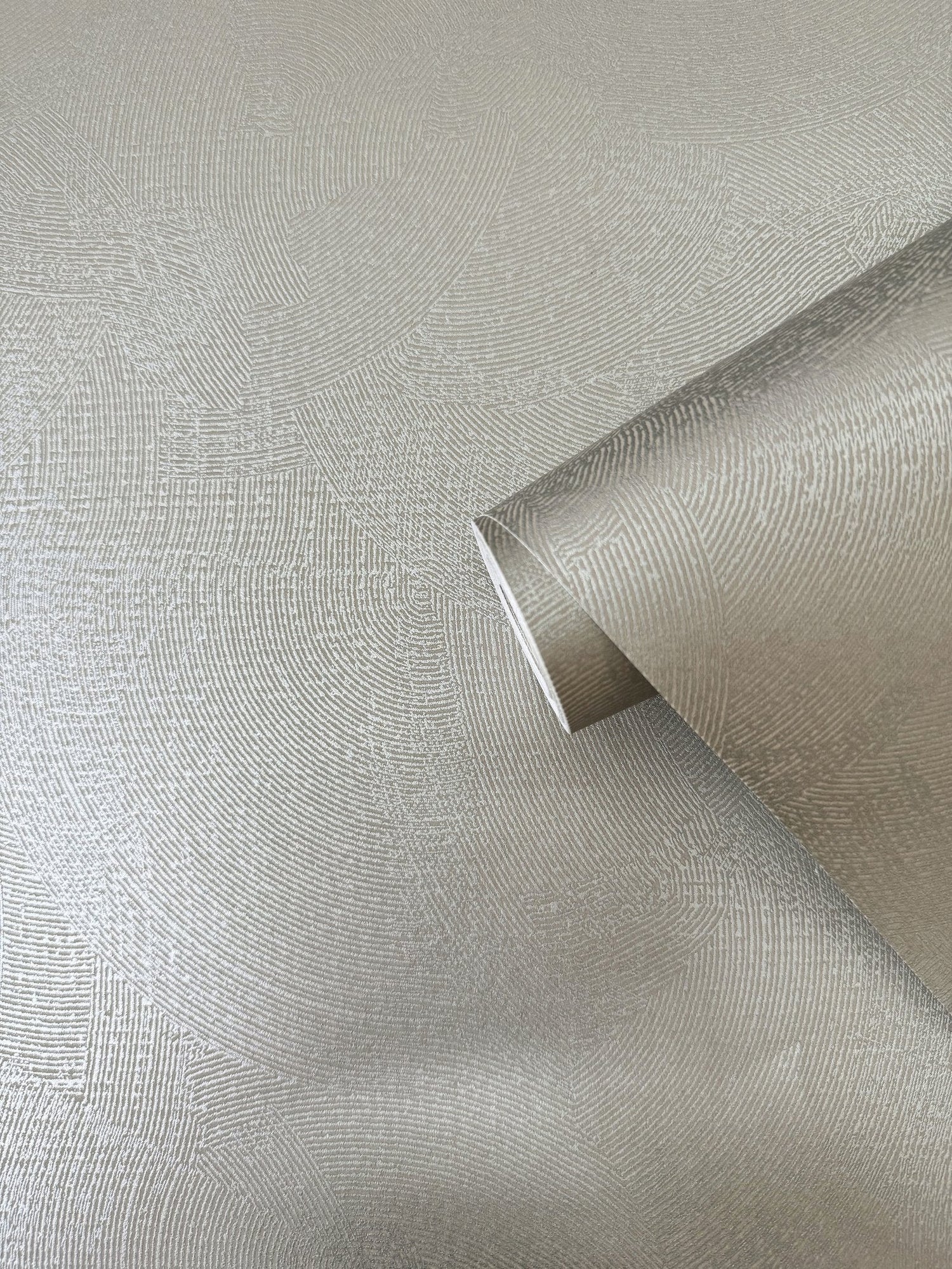 Plaster Fan wallpaper in silver grey color - pattern number DWP0366-06 - by Galerie in the Zen collection