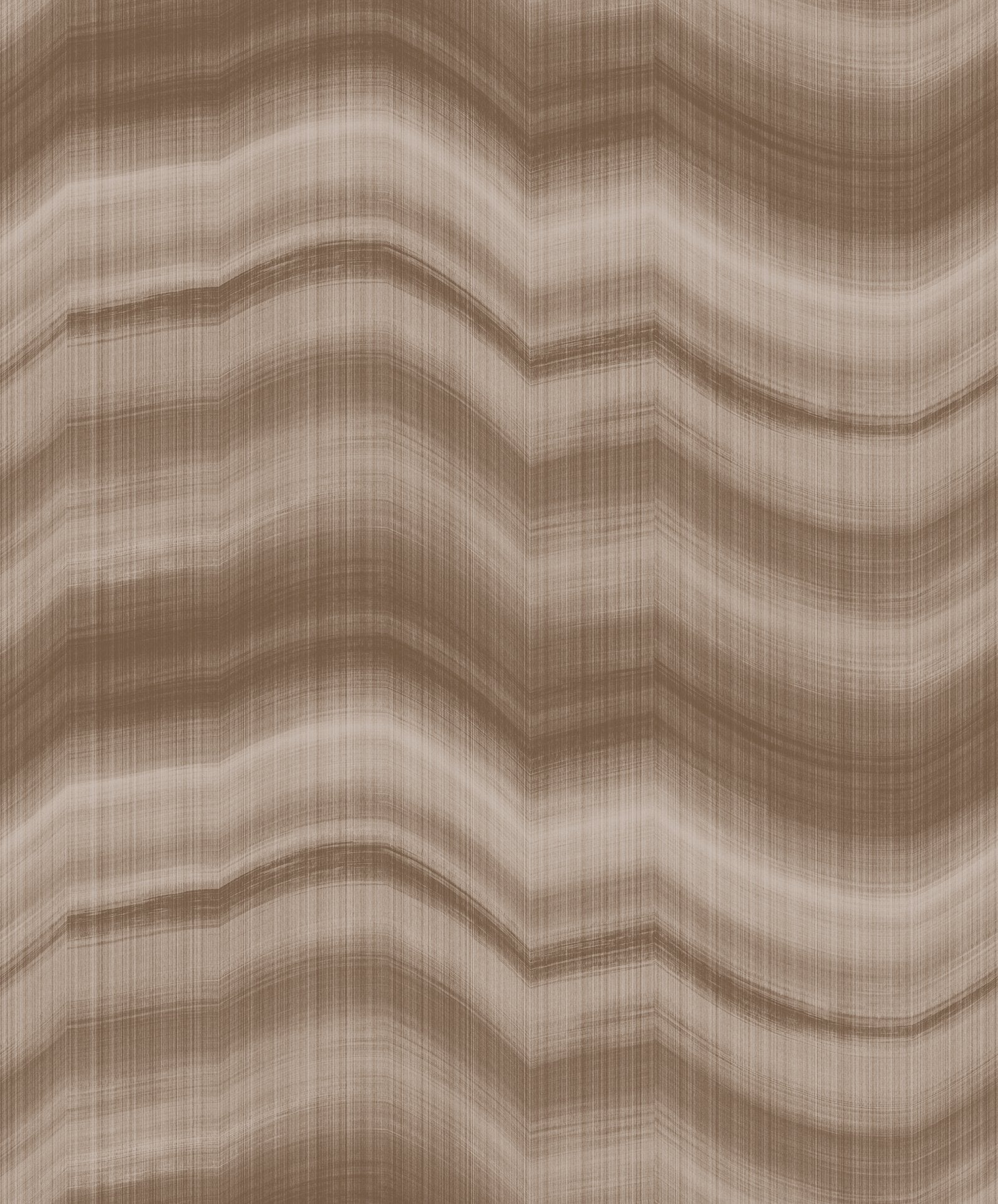 Cloudy Stripe wallpaper in bronze brown color - pattern number DWP0367-02 - by Galerie in the Zen collection