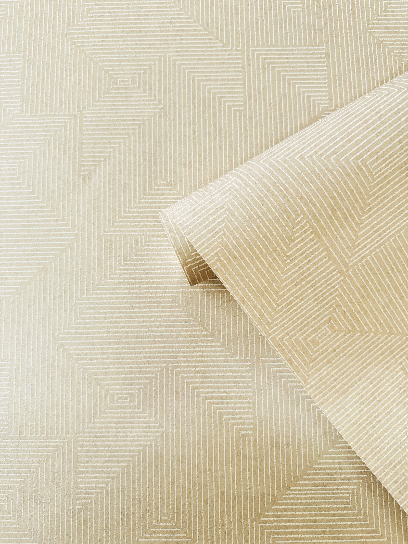 Cleopatra wallpaper in beige color - pattern number DWP0368-01 - by Galerie in the Zen collection