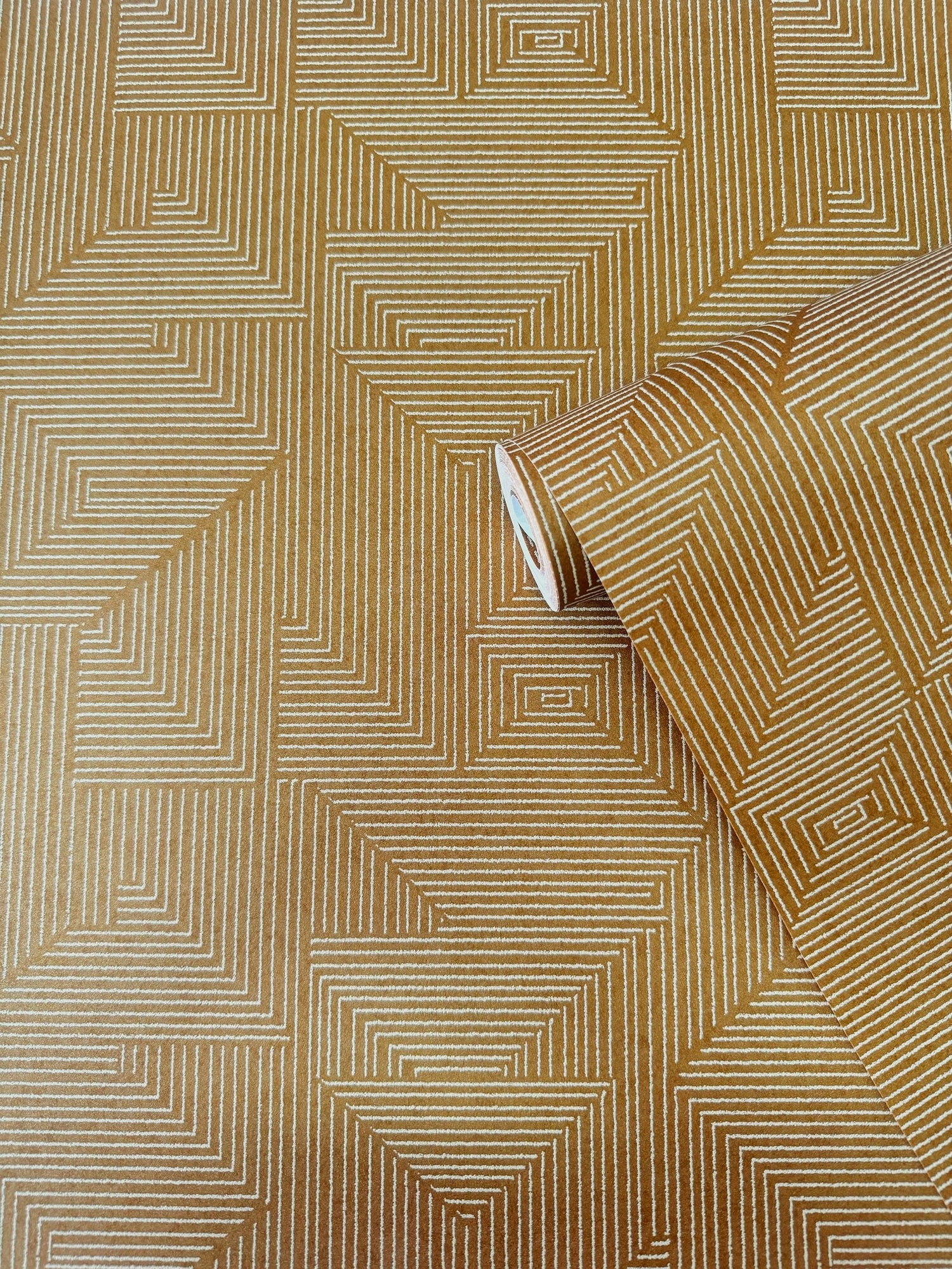 Cleopatra wallpaper in yellow color - pattern number DWP0368-02 - by Galerie in the Zen collection