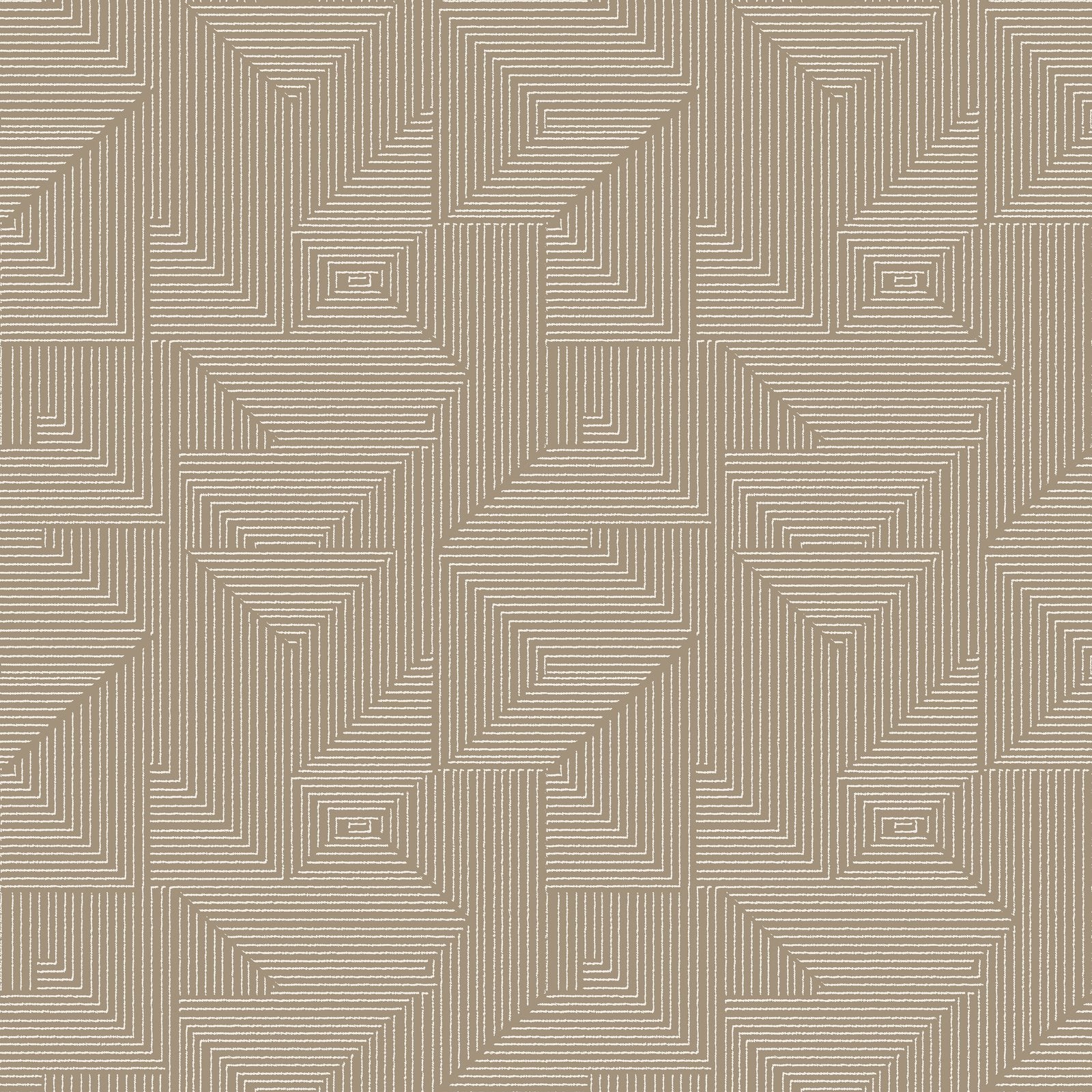 Cleopatra wallpaper in bronze brown color - pattern number DWP0368-05 - by Galerie in the Zen collection