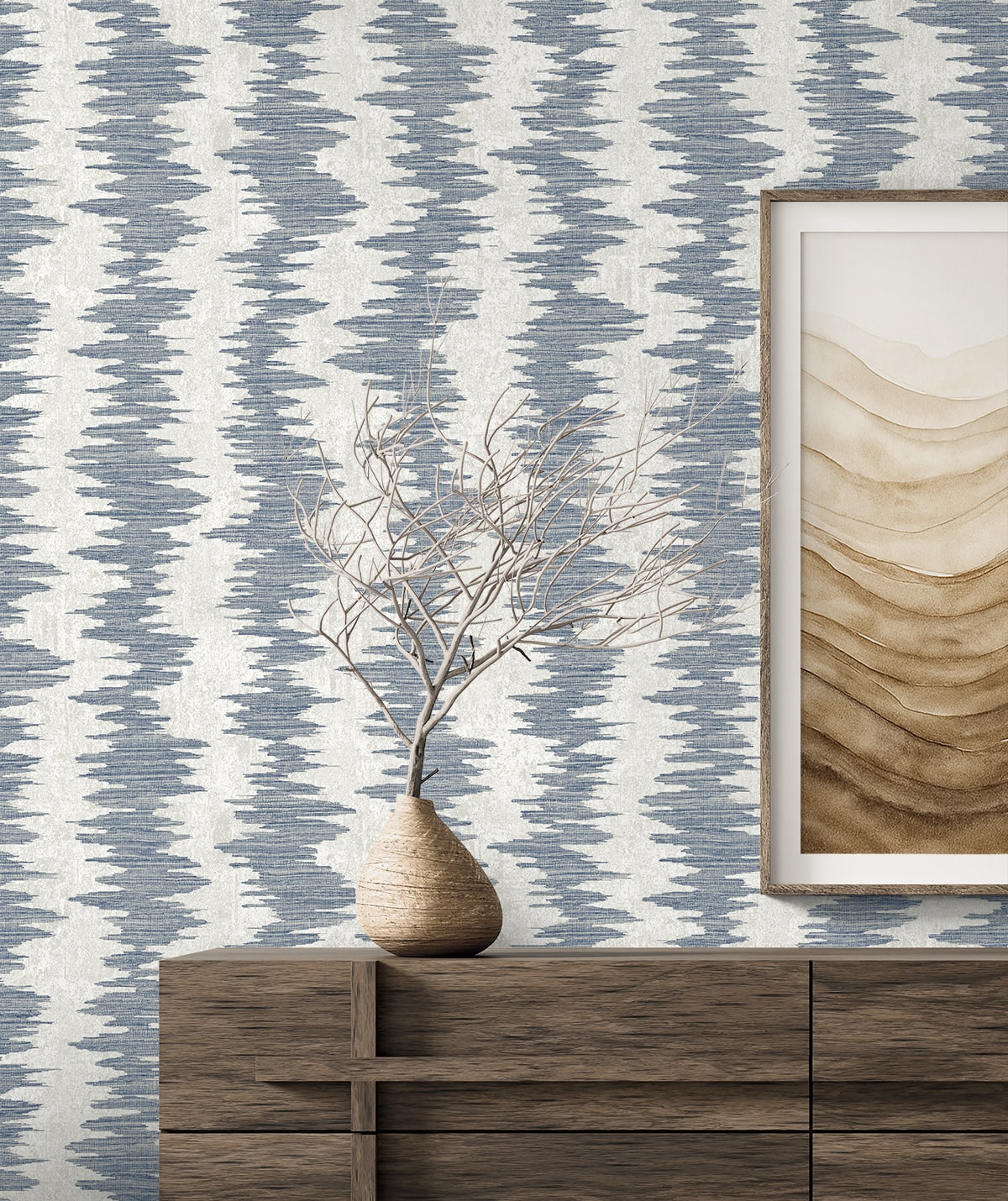 Noctara wallpaper in blue breeze color - pattern number EL20202 - by Seabrook in the Neutral Elements collection