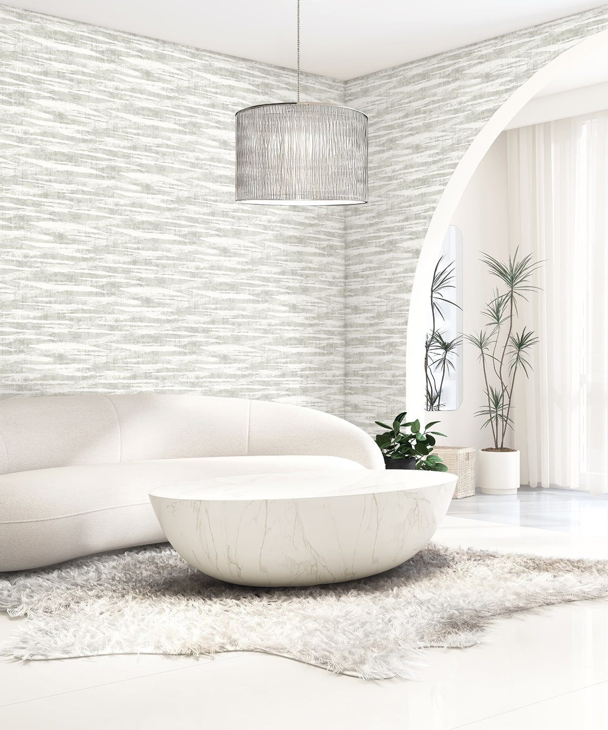 Nebulite wallpaper in stone color - pattern number EL20300 - by Seabrook in the Neutral Elements collection