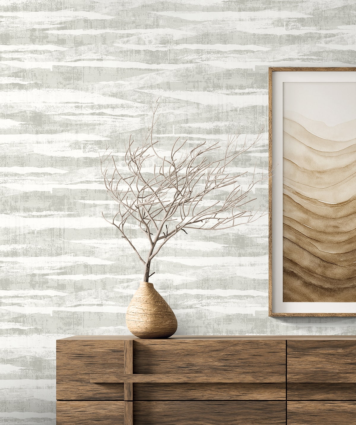 Nebulite wallpaper in stone color - pattern number EL20300 - by Seabrook in the Neutral Elements collection