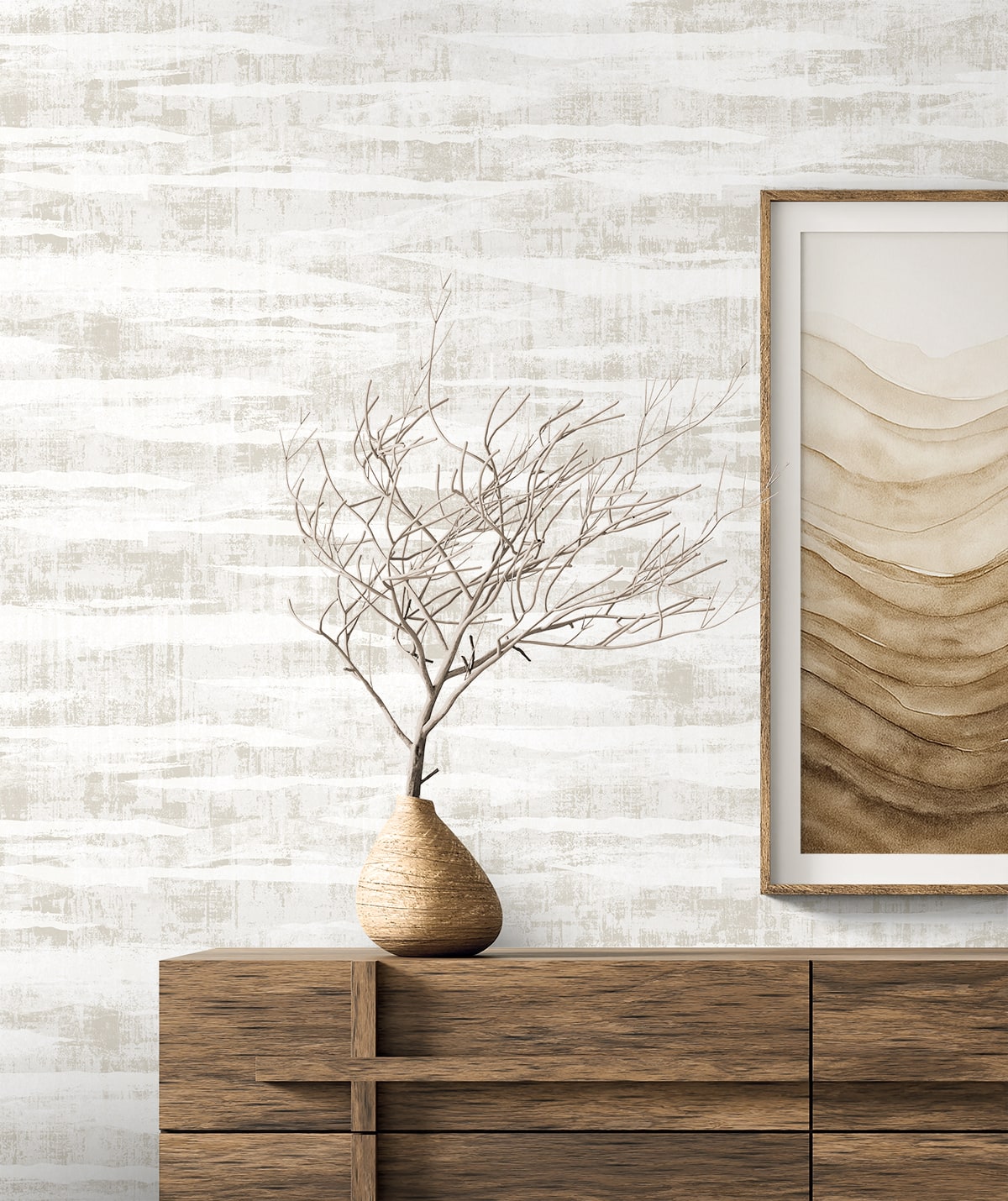 Nebulite wallpaper in almond color - pattern number EL20308 - by Seabrook in the Neutral Elements collection