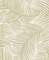 Zephyra Palms wallpaper in golden glitz with glass beads color - pattern number EL20607 - by Seabrook in the Neutral Elements collection