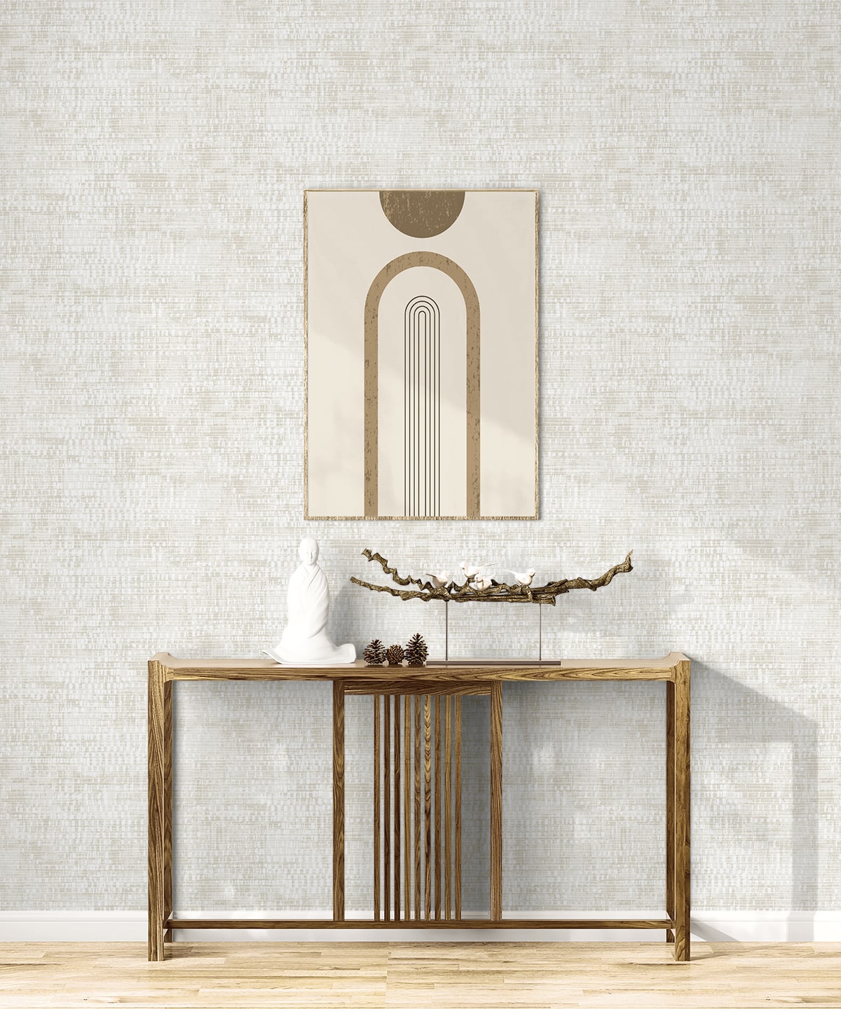 Nimbus wallpaper in coconut color - pattern number EL20700 - by Seabrook in the Neutral Elements collection