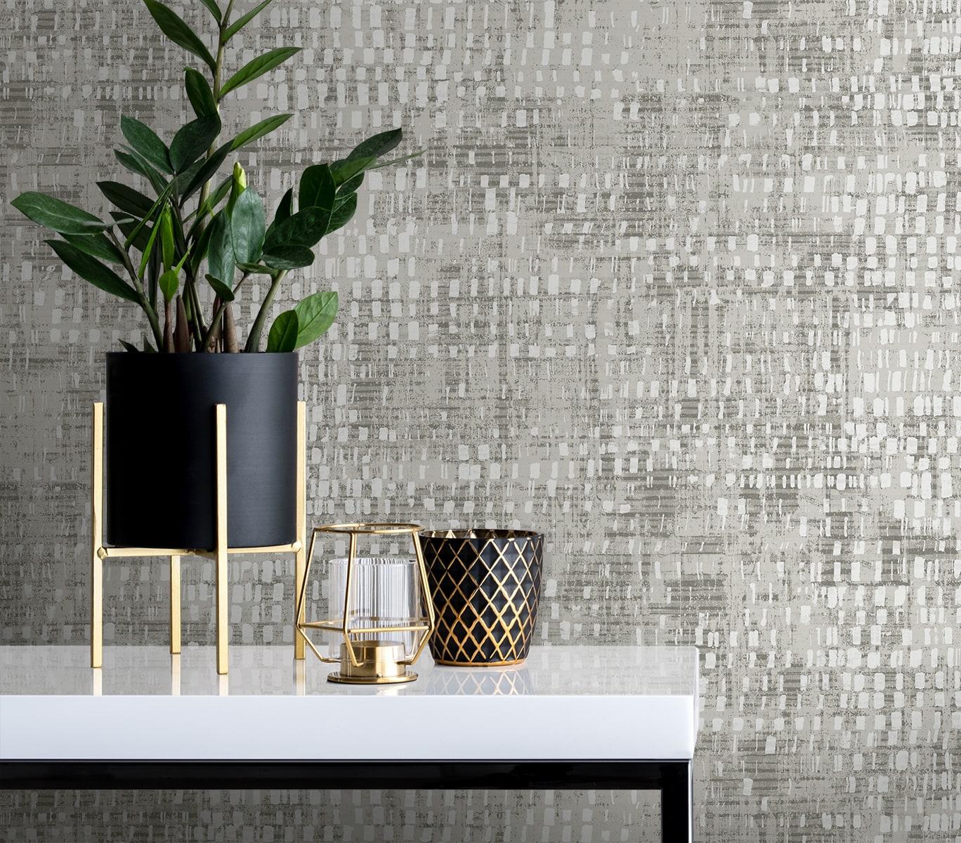 Nimbus wallpaper in fog color - pattern number EL20708 - by Seabrook in the Neutral Elements collection