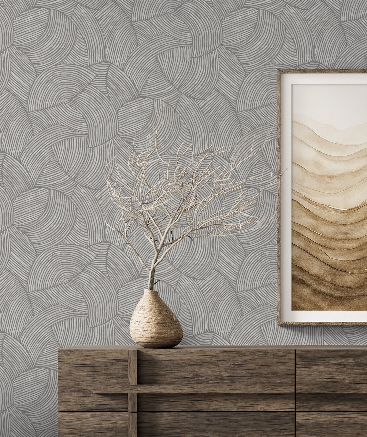 Stellara wallpaper in silver with glass beads color - pattern number EL21008 - by Seabrook in the Neutral Elements collection