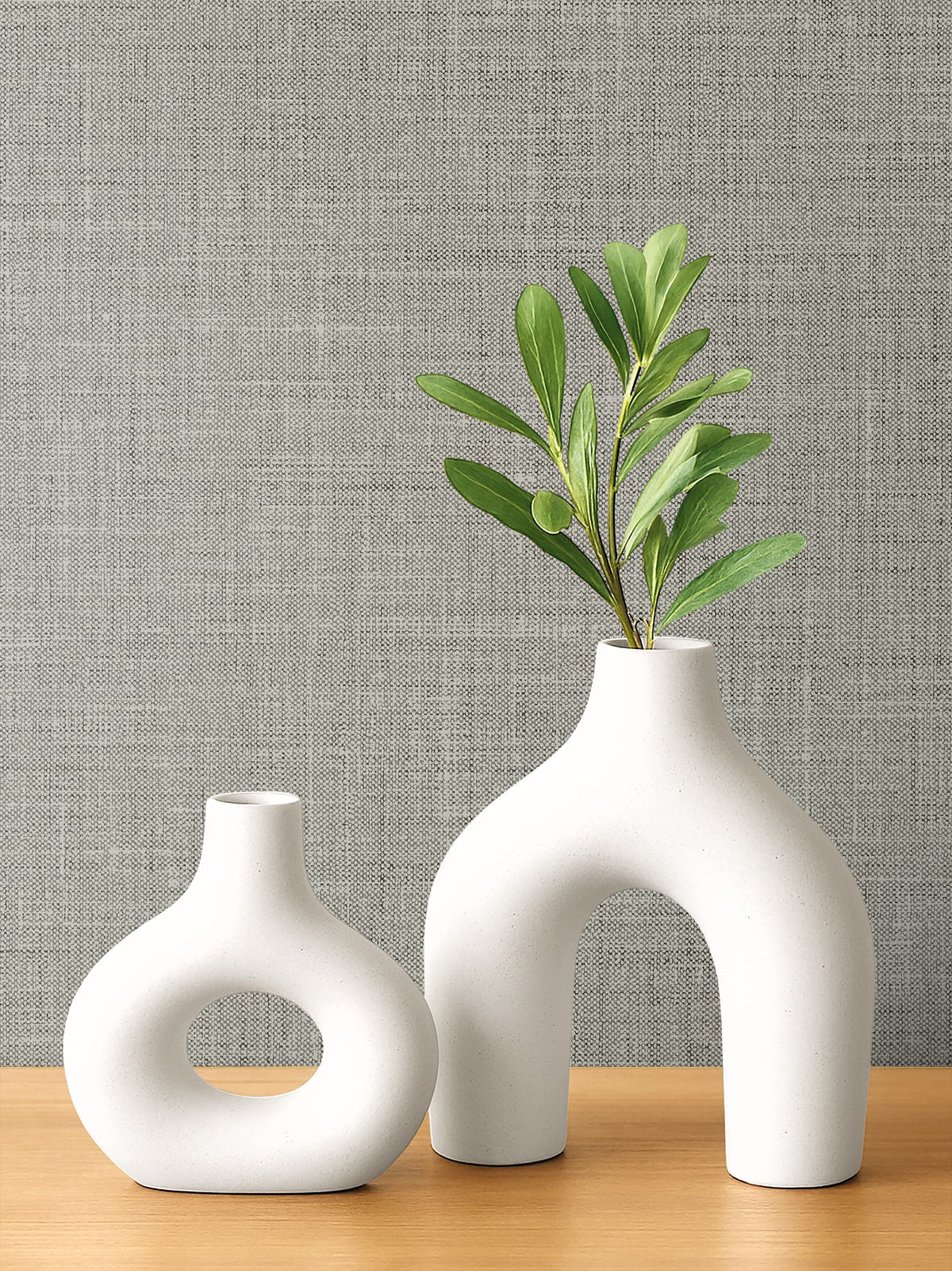 Vespia wallpaper in pavestone color - pattern number EL21106 - by Seabrook in the Neutral Elements collection