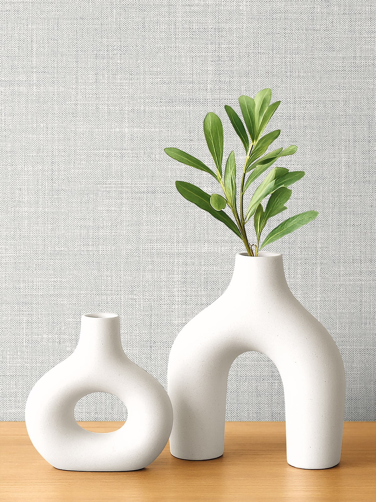 Vespia wallpaper in fog color - pattern number EL21107 - by Seabrook in the Neutral Elements collection