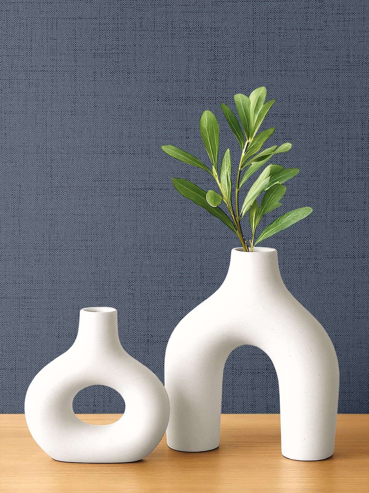 Vespia wallpaper in stormy bay color - pattern number EL21144 - by Seabrook in the Neutral Elements collection