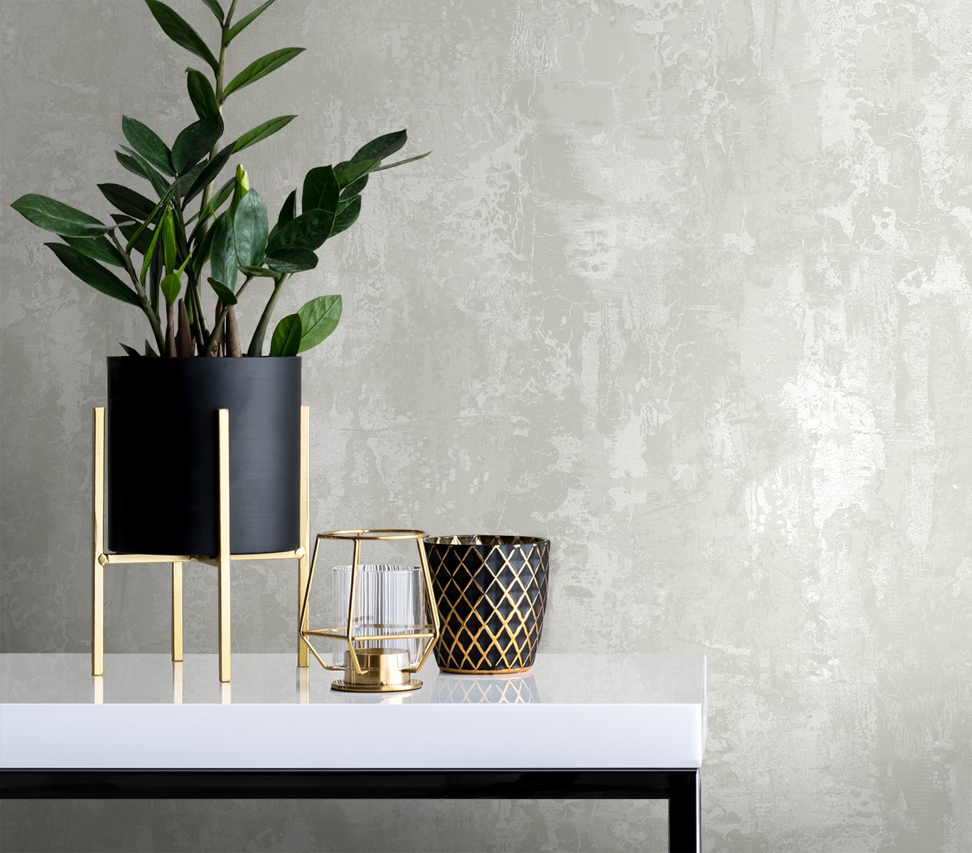 Nymera wallpaper in frost color - pattern number EL21410 - by Seabrook in the Neutral Elements collection