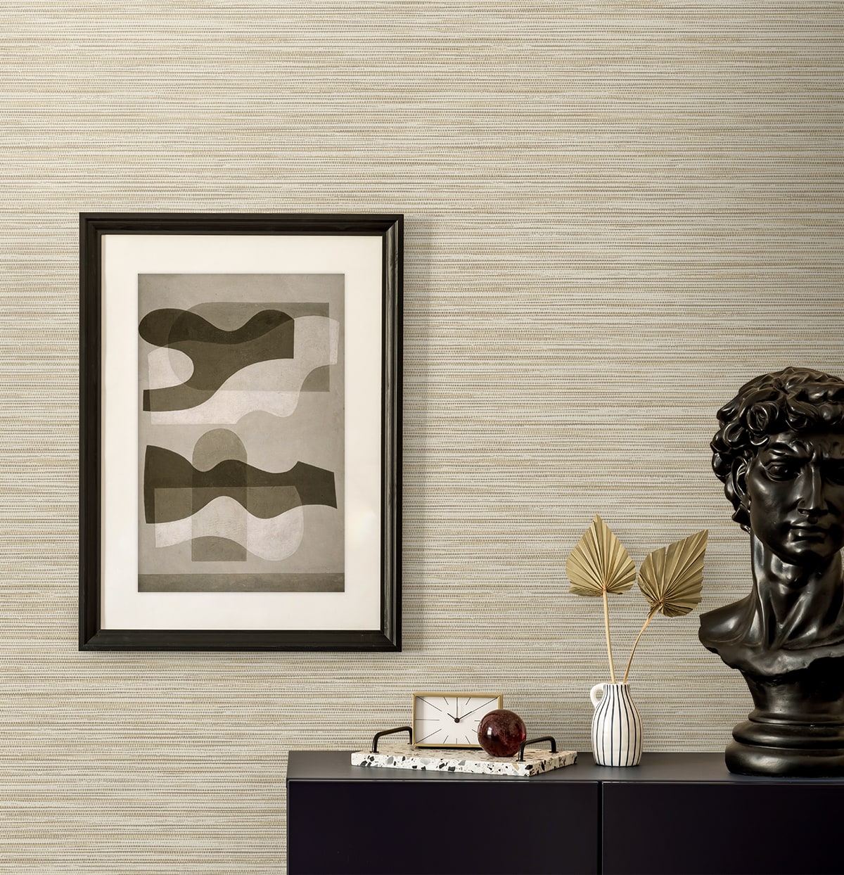 Savanna Wallpaper in mountain color - pattern number EN40005 - by Seabrook in the Natural Grass Textures collection