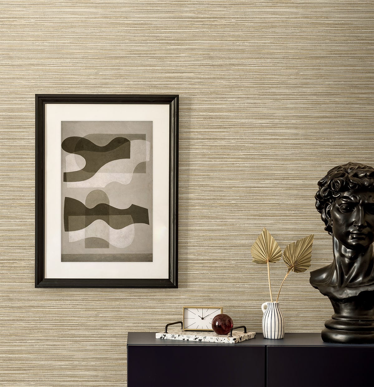 Savanna Wallpaper in beach color - pattern number EN40007 - by Seabrook in the Natural Grass Textures collection