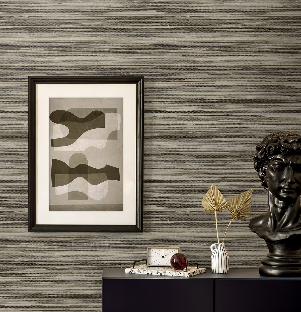 Savanna Wallpaper in woodbridge color - pattern number EN40020 - by Seabrook in the Natural Grass Textures collection