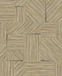 Husk Wallpaper in roast coffee color - pattern number EN40106 - by Seabrook in the Natural Grass Textures collection