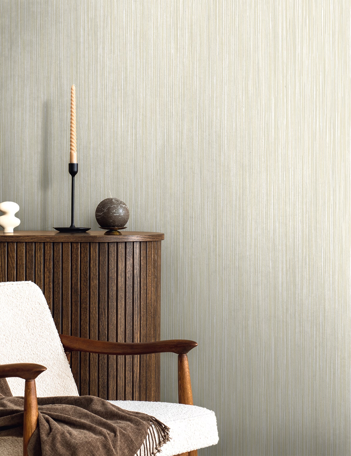 Vireo Wallpaper in oatmeal color - pattern number EN40700 - by Seabrook in the Natural Grass Textures collection