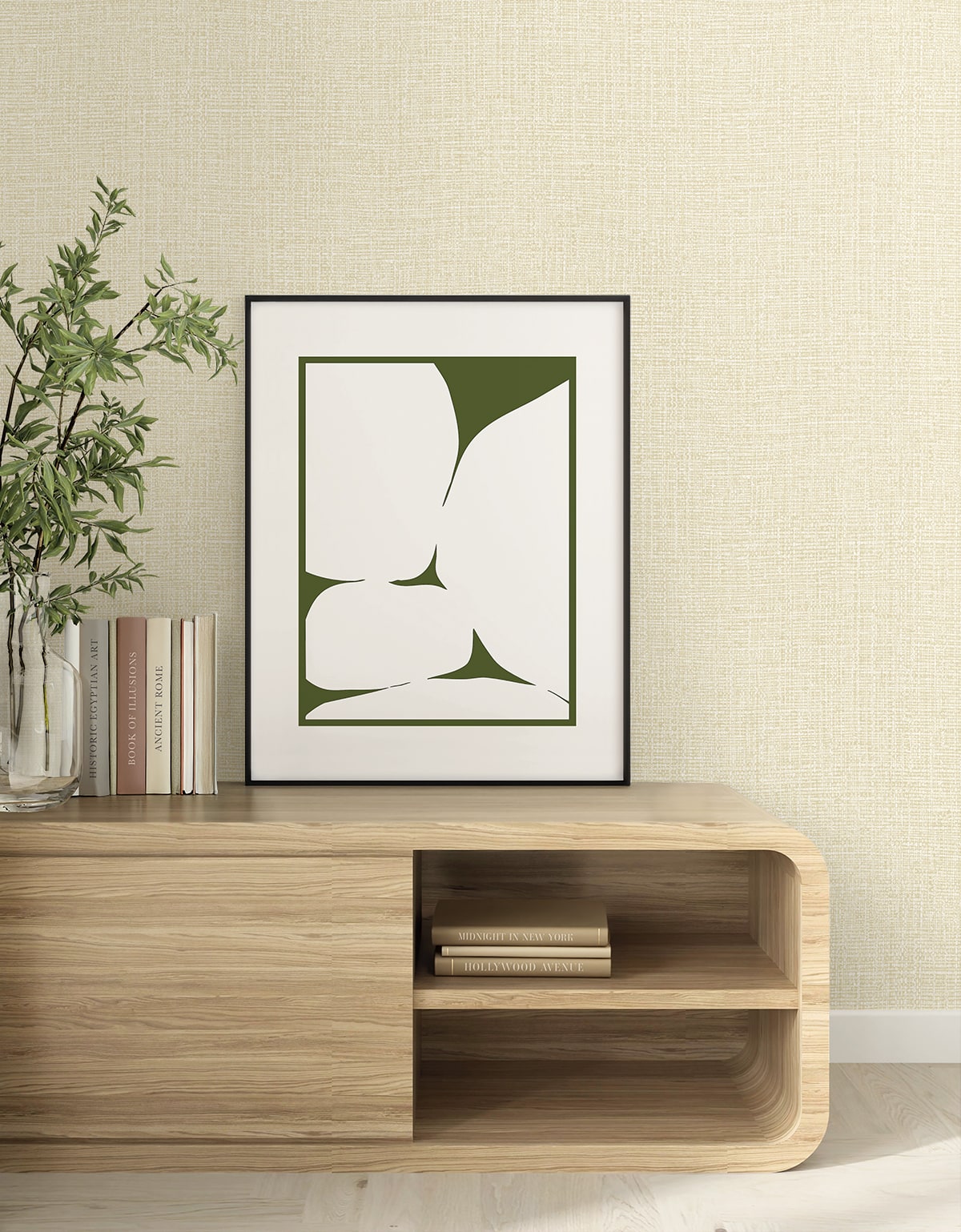 Rattan Wallpaper in desert road color - pattern number EN40806 - by Seabrook in the Natural Grass Textures collection