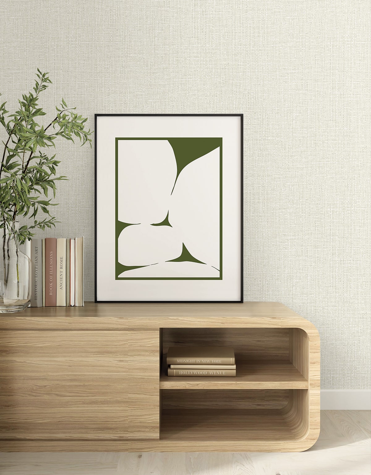 Rattan Wallpaper in papyrus color - pattern number EN40808 - by Seabrook in the Natural Grass Textures collection