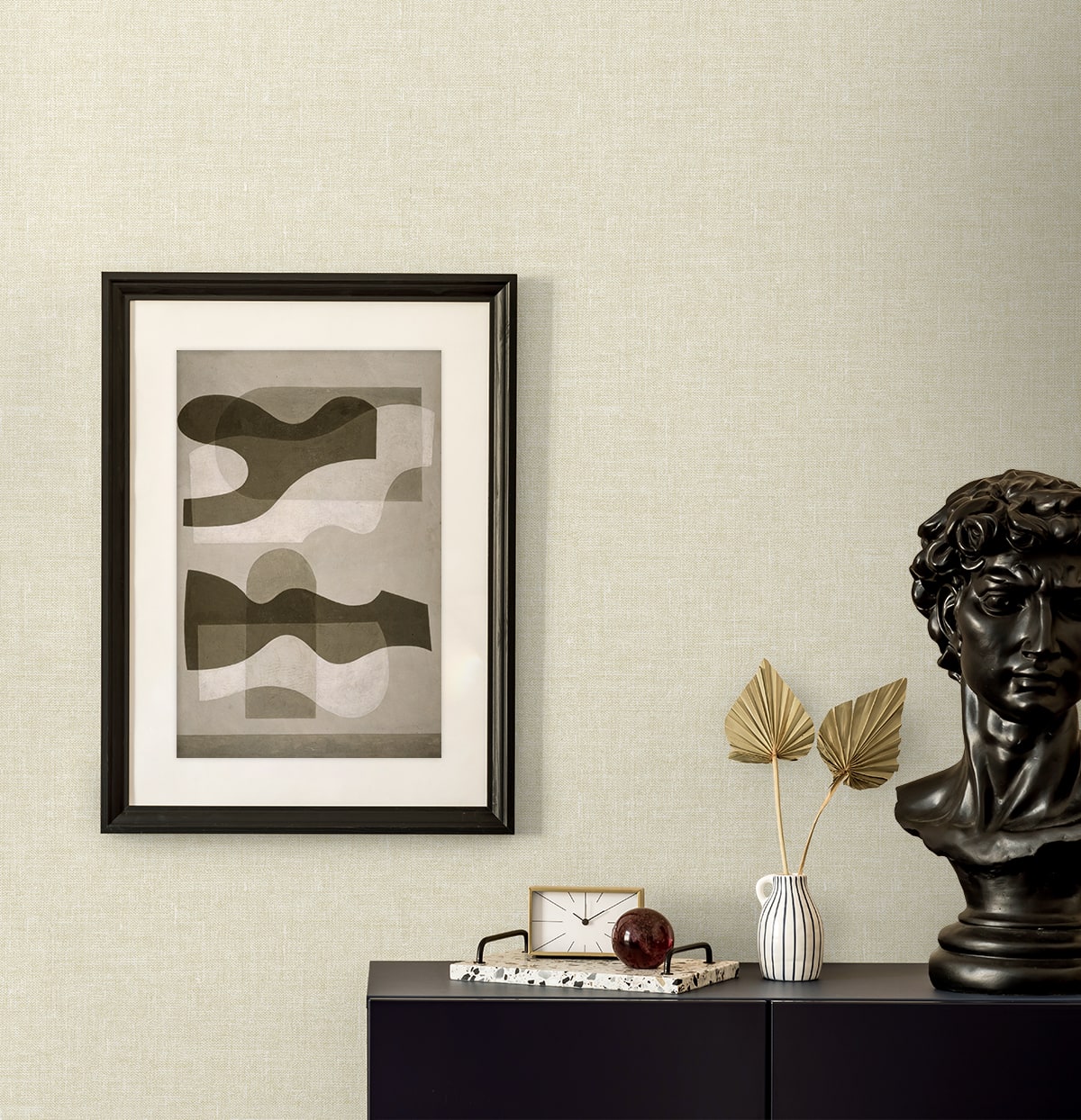 Loom Wallpaper in white desert color - pattern number EN40918 - by Seabrook in the Natural Grass Textures collection