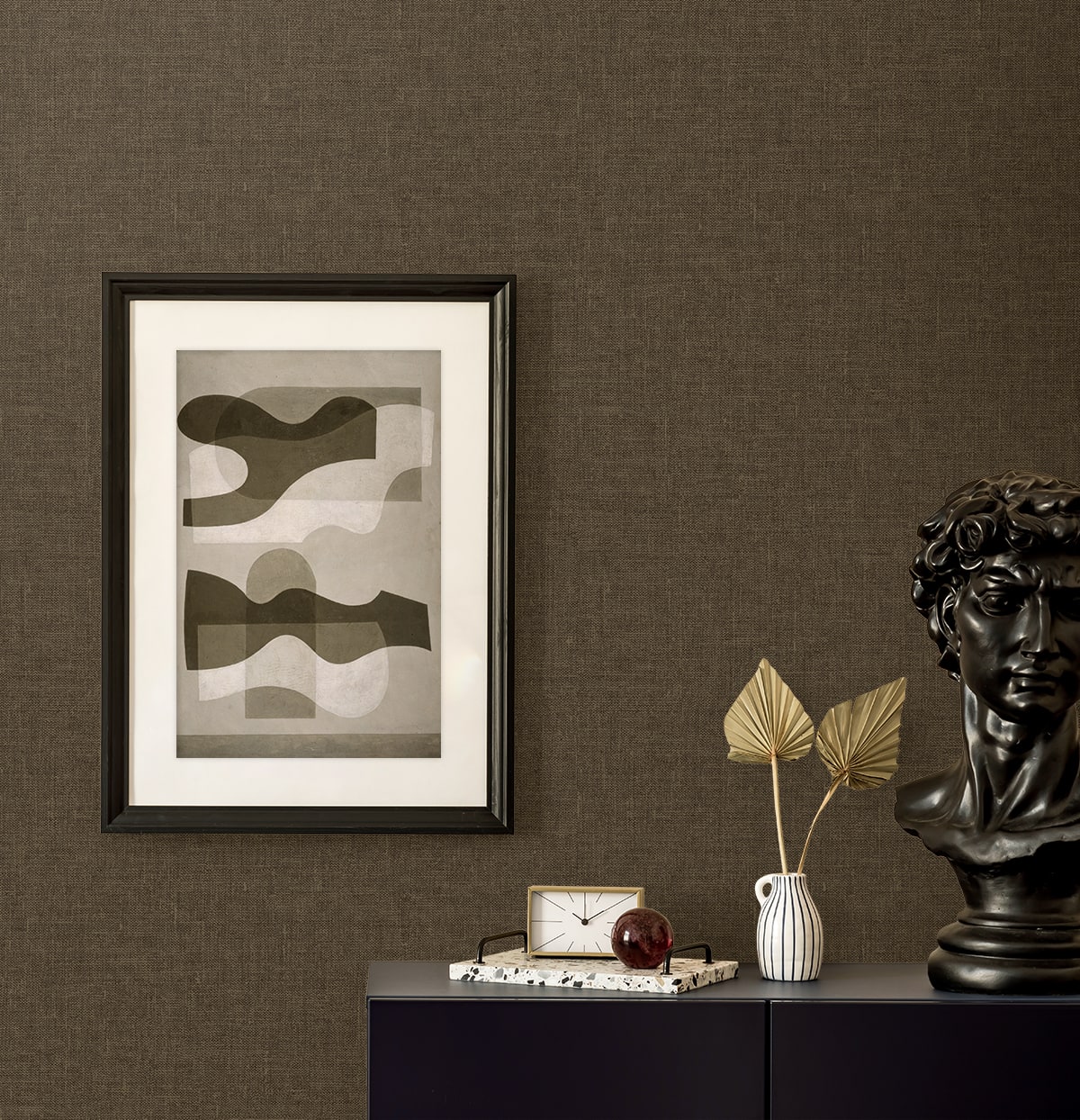 Loom Wallpaper in tan color - pattern number EN40927 - by Seabrook in the Natural Grass Textures collection