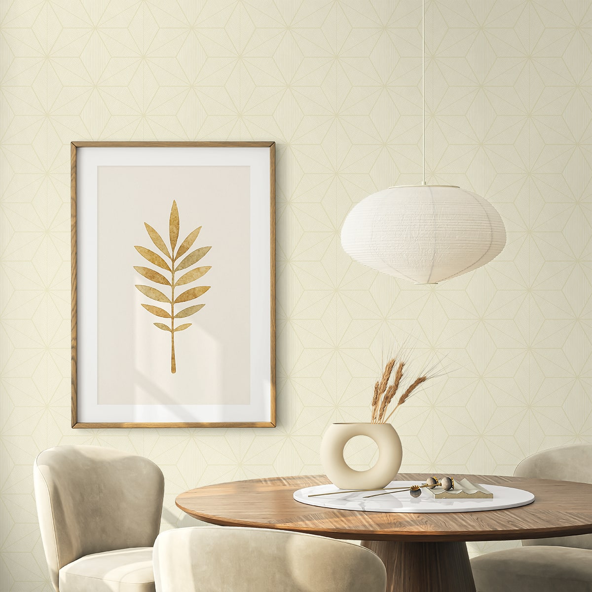 Tessela Wallpaper in sand color - pattern number EN41200 - by Seabrook in the Natural Grass Textures collection