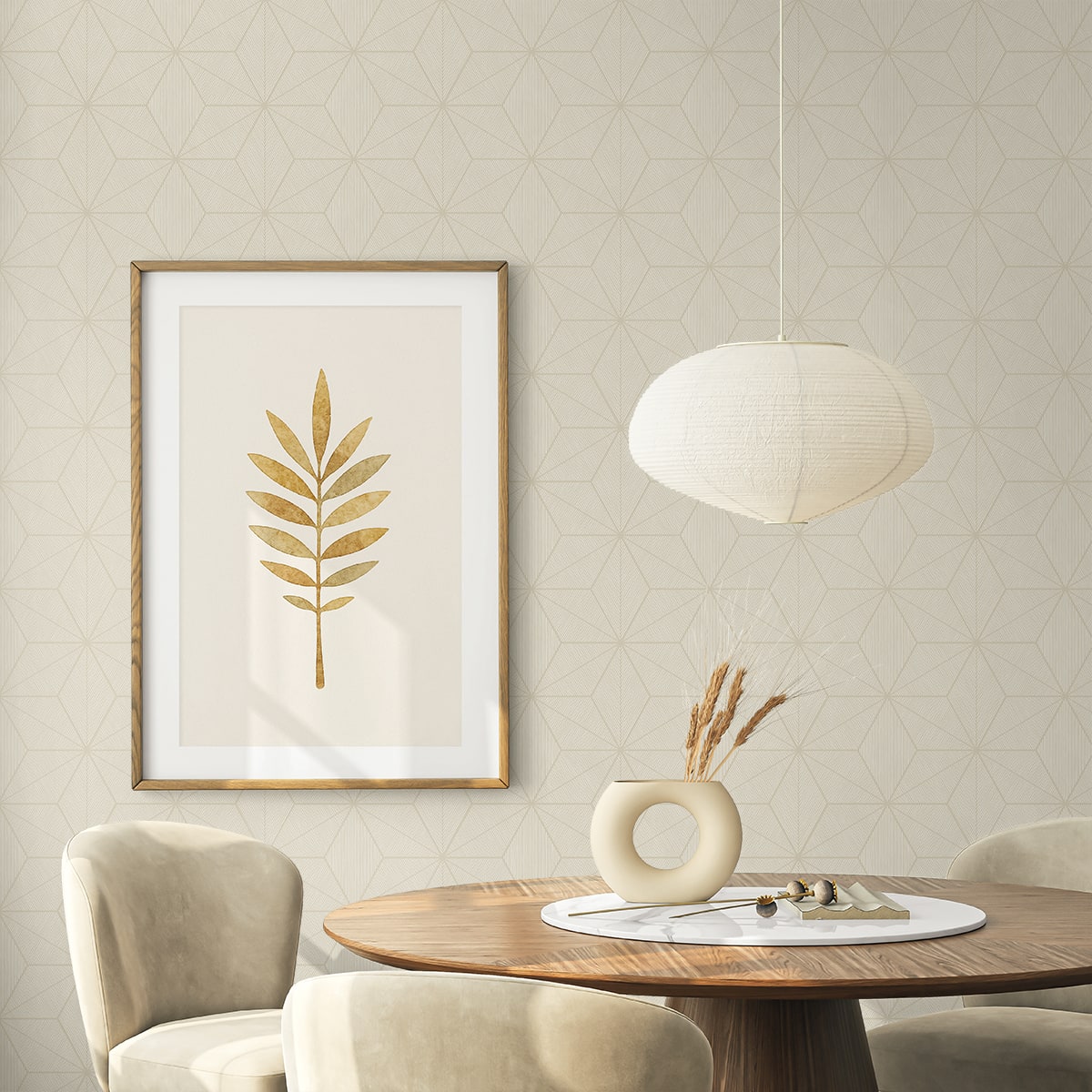 Tessela Wallpaper in sun kissed color - pattern number EN41207 - by Seabrook in the Natural Grass Textures collection