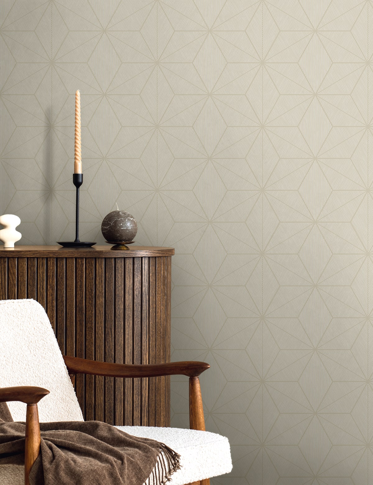 Tessela Wallpaper in sun kissed color - pattern number EN41207 - by Seabrook in the Natural Grass Textures collection