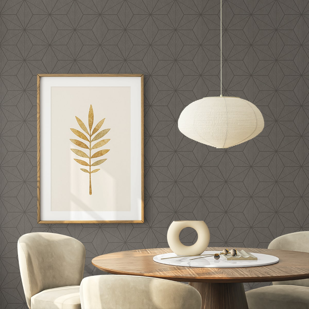 Tessela Wallpaper in woodbridge color - pattern number EN41208 - by Seabrook in the Natural Grass Textures collection