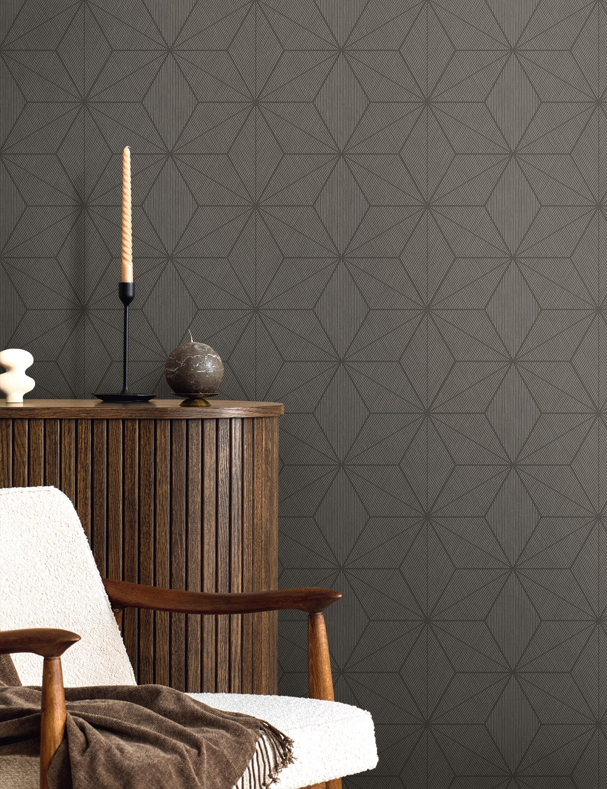 Tessela Wallpaper in woodbridge color - pattern number EN41208 - by Seabrook in the Natural Grass Textures collection
