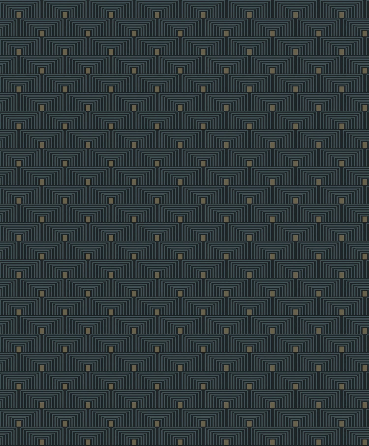 Geo Key wallpaper in blue color - pattern number F-PL3005 - by Galerie in the Boutique collection