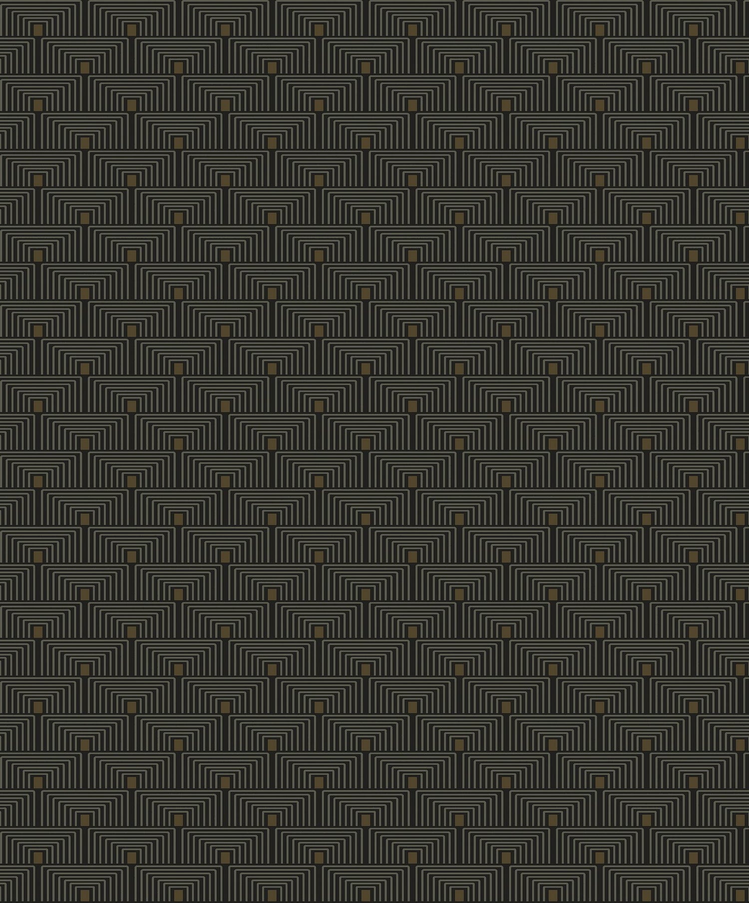 Geo Key wallpaper in bronze brown color - pattern number F-PL3006 - by Galerie in the Boutique collection